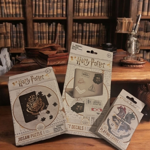 Harry Potter Other - Harry Potter Puzzle, Decals, and Playing Cards Gift Set